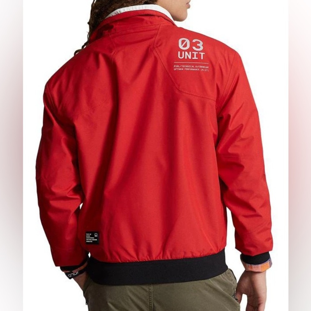 RLX Ralph Lauren Bold Red Performance Jacket - Picture 3 of 10